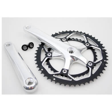 Hzb lasco crankset / chainwheel race 8/9 speed 53-39 t - 2 mm bsa