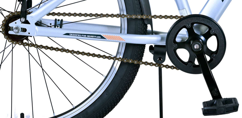 Load image into Gallery viewer, Volare Cross Kinderfiets Jongens 24 inch Zilver
