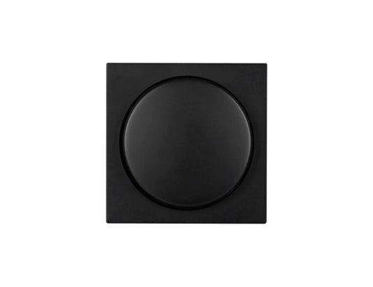 ION Industries Centraalplaat Dimmerknop Enkelvoudig Mat Zwart