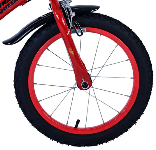 Disney Disney Kinderfiets Jongens 16 inch Rood Twee handremmen