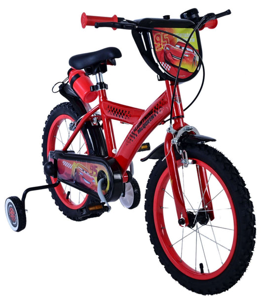 Disney Disney Kinderfiets Jongens 16 inch Rood Twee handremmen