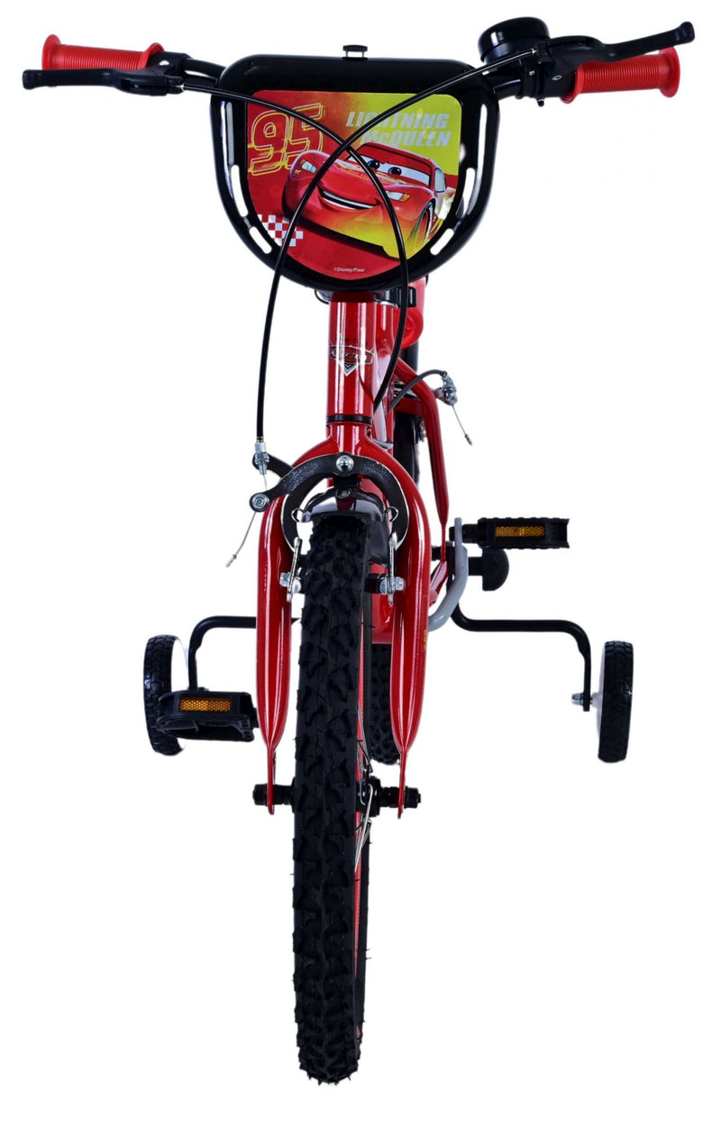 Load image into Gallery viewer, Disney Disney Kinderfiets Jongens 16 inch Rood Twee handremmen
