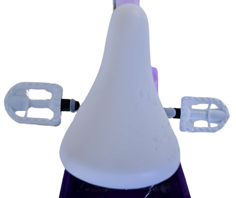 Load image into Gallery viewer, Wish Wish Wish Kinderfiets Meisjes 14 inch Paars Twee handremmen
