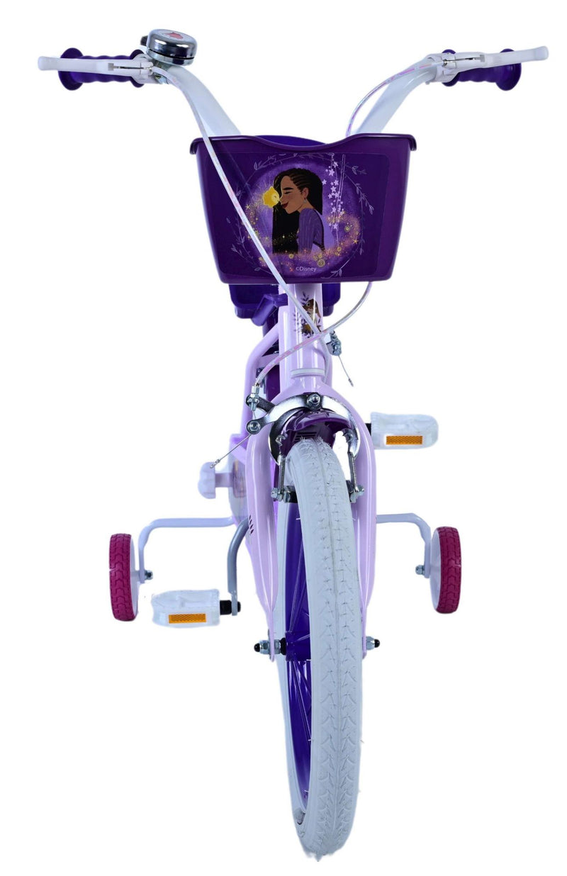 Load image into Gallery viewer, Wish Wish Wish Kinderfiets Meisjes 16 inch Paars Twee handremmen
