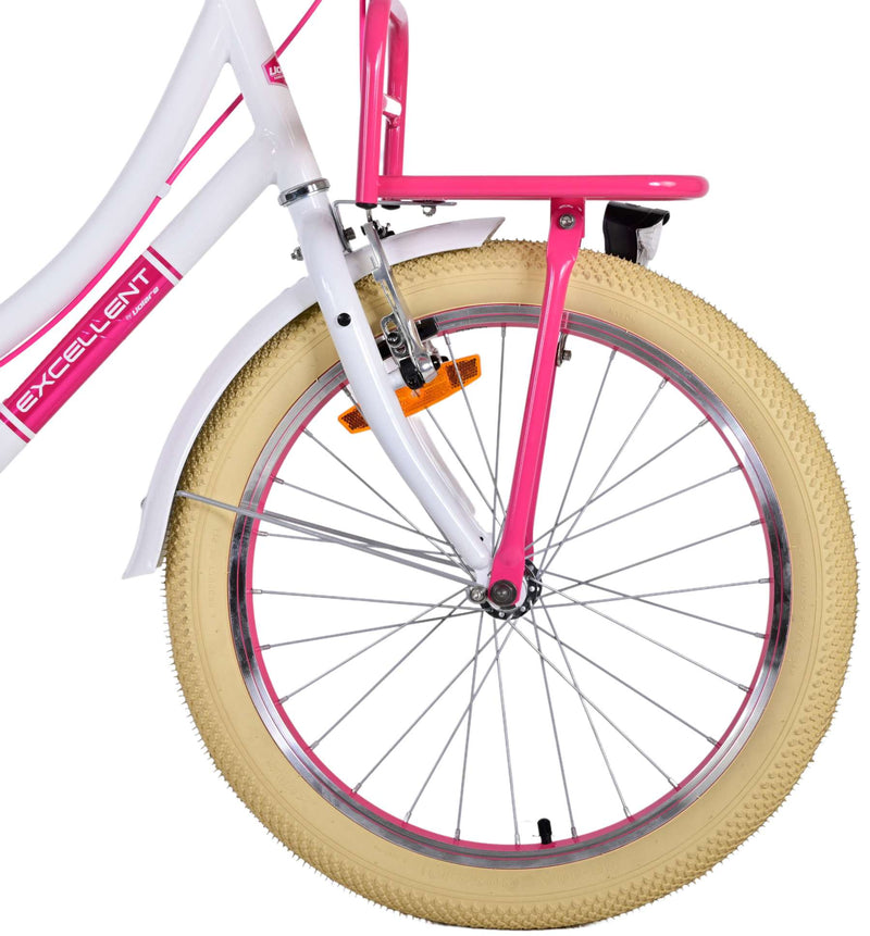 Load image into Gallery viewer, Volare Volare Kinderfiets Meisjes 20 inch Wit Twee handremmen
