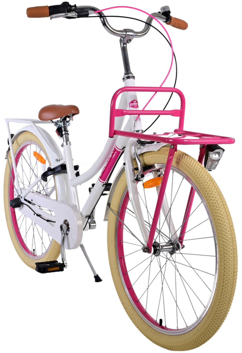 Load image into Gallery viewer, Volare Volare Kinderfiets Meisjes 24 inch Wit 3 Versnellingen
