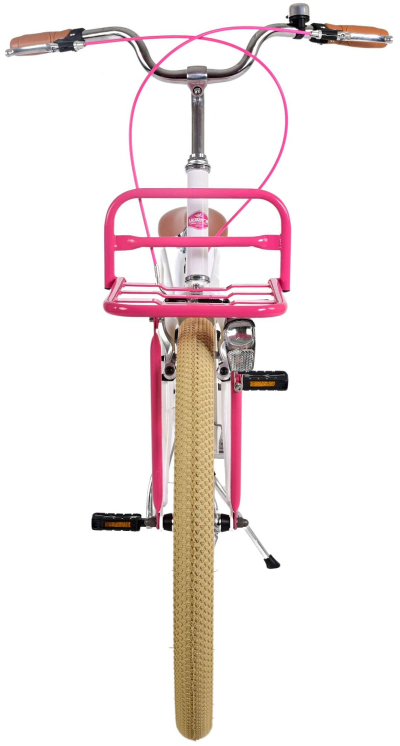 Load image into Gallery viewer, Volare Volare Kinderfiets Meisjes 24 inch Wit Twee handremmen
