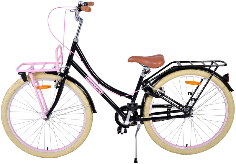 Load image into Gallery viewer, Volare Volare Kinderfiets Meisjes 26 inch Zwart Twee handremmen
