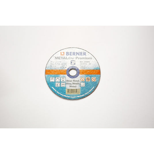 Berner doorslijpschijf metaal metalline premium 76mm (25st)