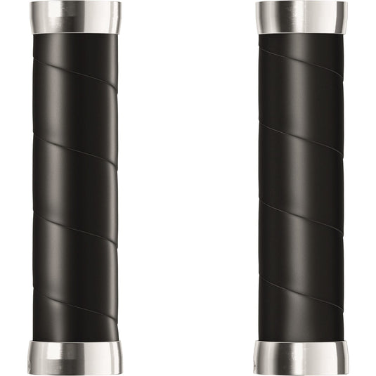 Brooks Handvatten Slender Leather grips 130mm black