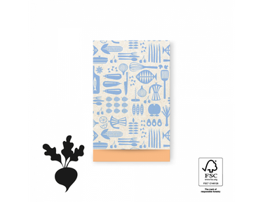 House of Products Cadeauzakjes Foodies Light Blue 12x19cm 200st
