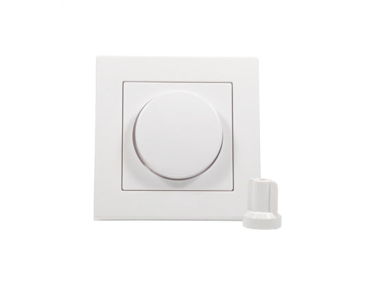 ION Industries Enkelvoudige dimmer afdekplaat Wit