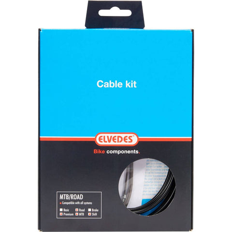 Elvedes shift cable kit ProL.ATB/Race black 2017155