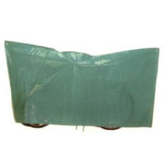 bicycle protection cover Tandem 110 x 300 cm green