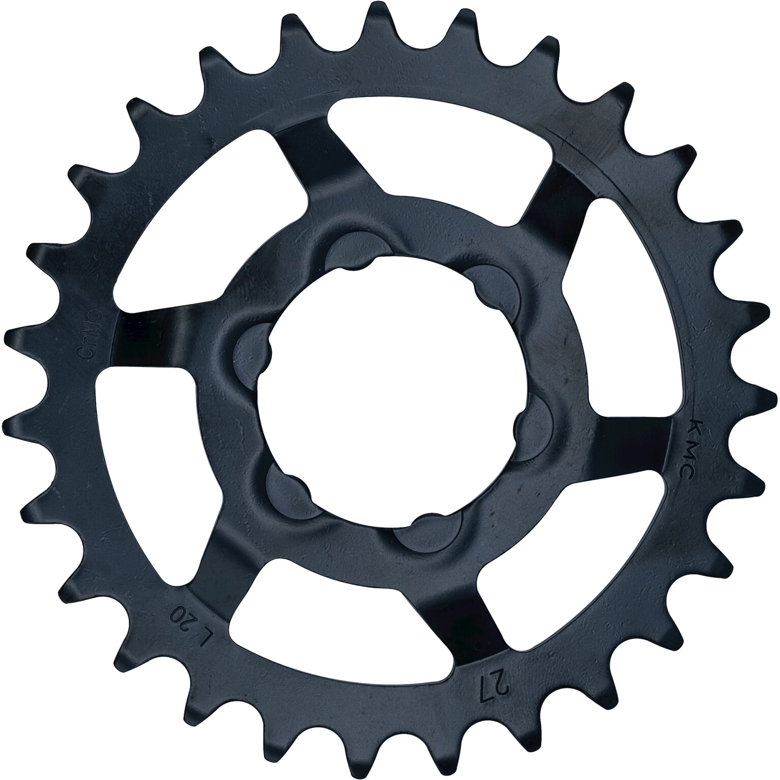 KMC sprocket R Shimano 27T Chromoly black 3/32"