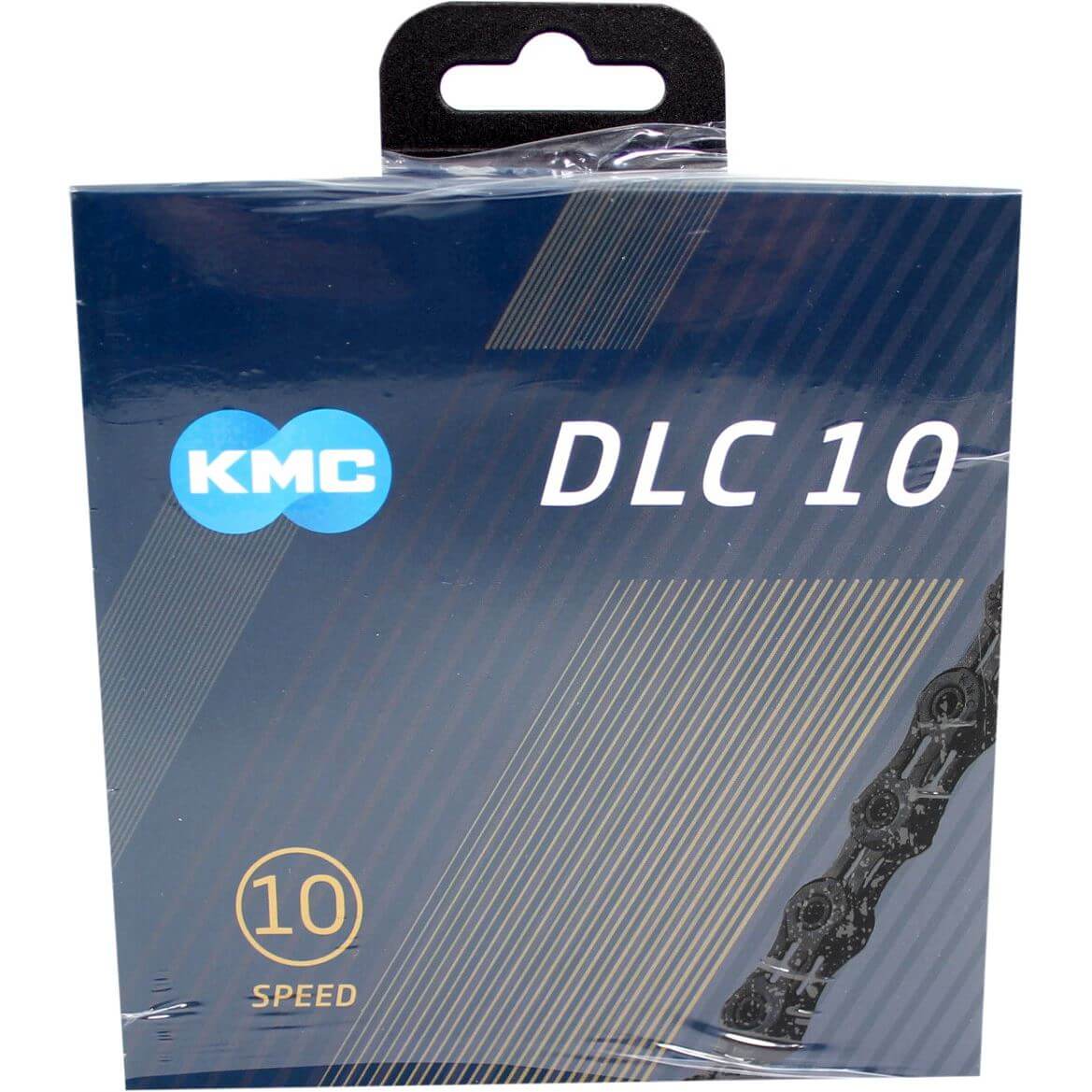 KMC chain 1/2-11/128 116 10V DLC10 black