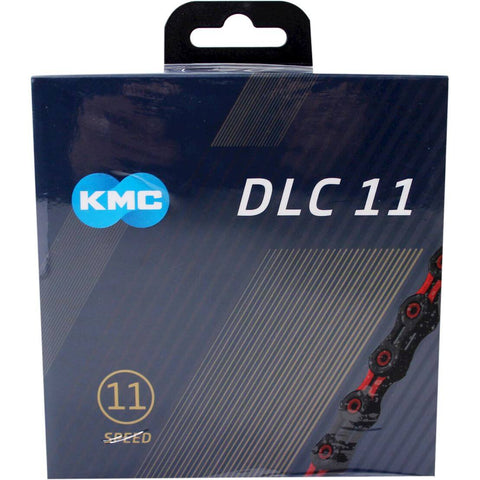 KMC chain 1/2-11/128 118 11V DLC 11 black/red