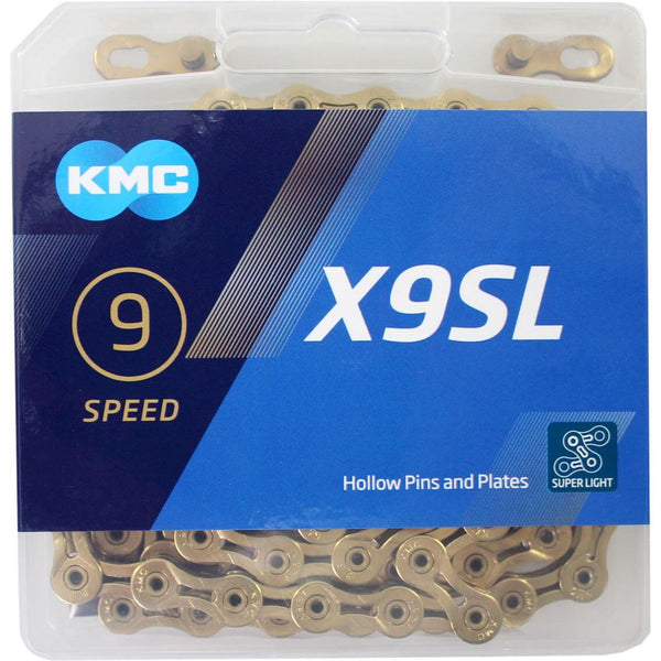 KMC chain 1/2-11/128 114 9V X9SL Ti-N gold