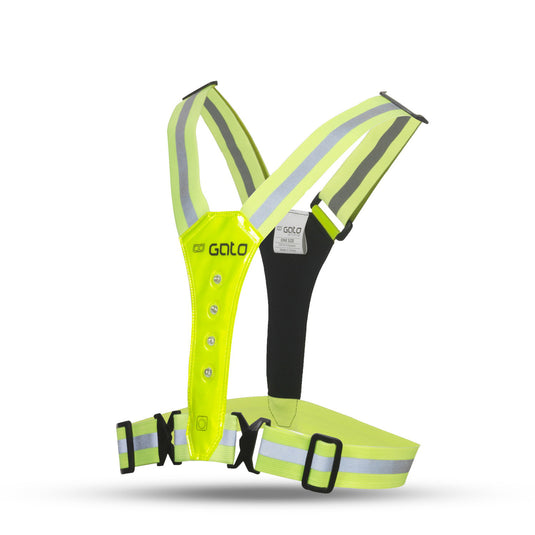 Gato Kids led safer vest neon yellow kids size