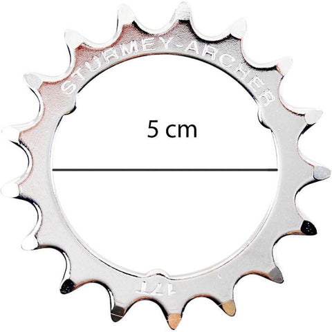 SturmeyArcher - tandwiel 17t plat 1 8 C50