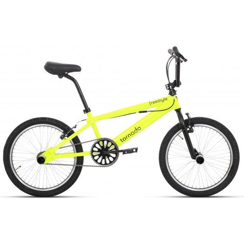 Tornado 20 inch freestyle bicycle neon yellow 200034