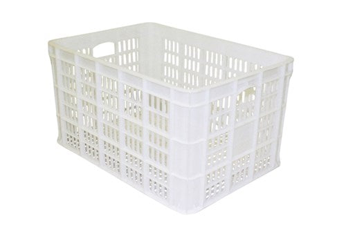 Tormino pvc crate large white 49l 48x35x27