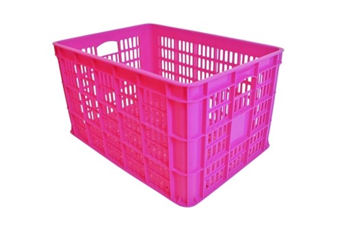 Tormino pvc crate large pink 49l 48x35x27