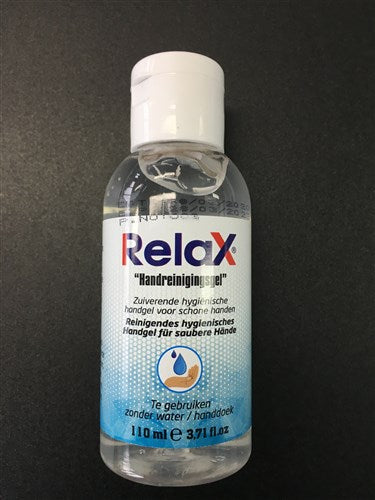 Relax hand cleaning gel 110ml disinfecting 70% alcohol