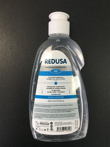 Redusa hand cleaning gel 400ml disinfecting 70% alcohol