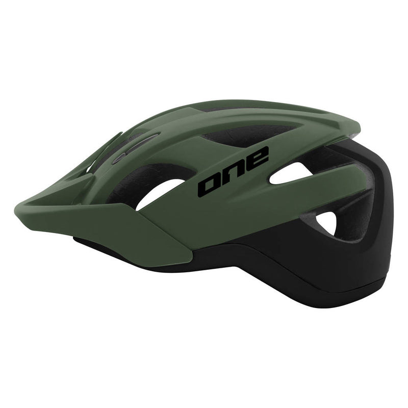 Load image into Gallery viewer, One helm trail pro s m (55-58) black khakki
