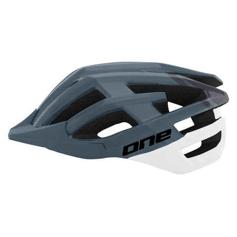 One helm mtb race s m (54-58) grey white