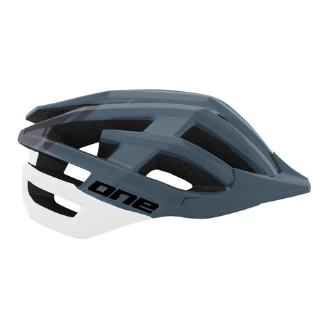 One helm mtb race s m (54-58) grey white