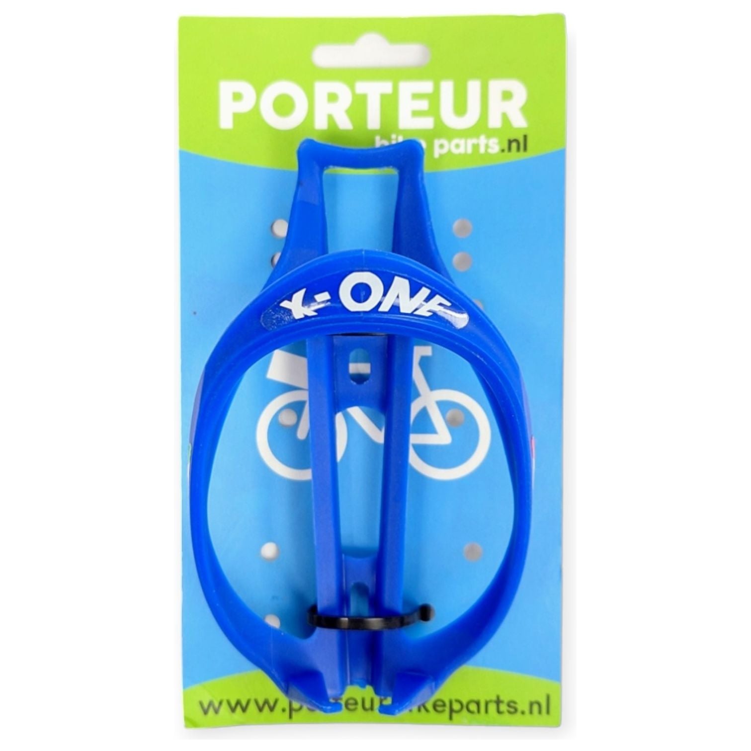 Bottle cage Porteur blue plastic