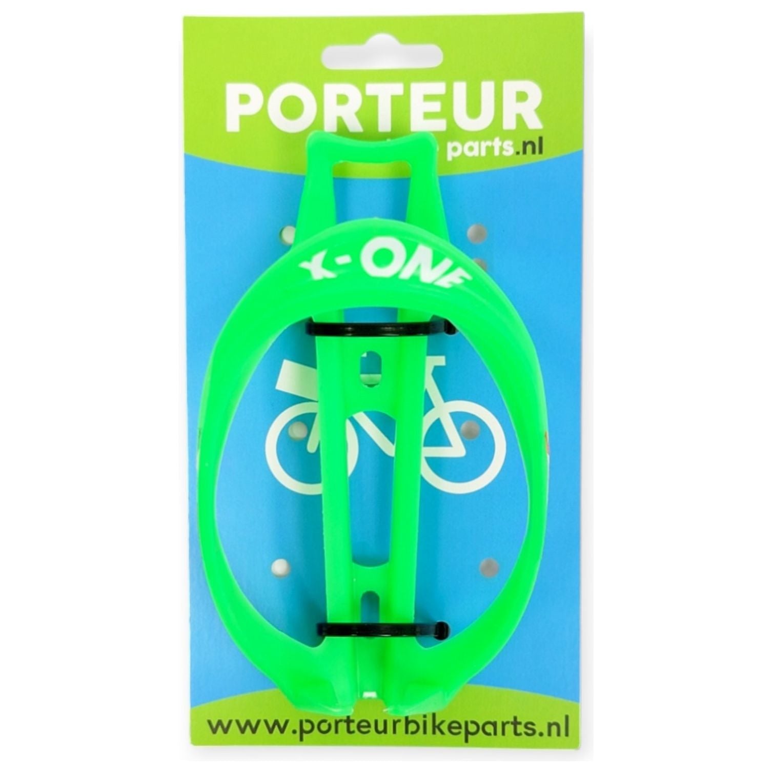 Bottle cage Porteur green plastic