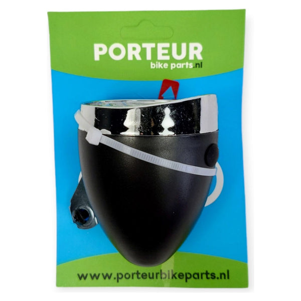 Headlight Porteur retro black battery