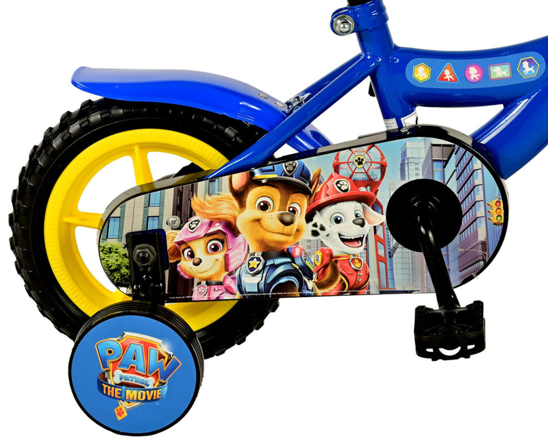 Afbeelding laden in galerijviewer, Paw Patrol The Movie Kinderfiets Jongens 10 inch Blauw Doortrapper
