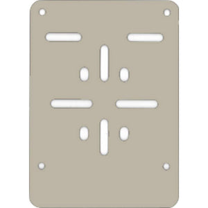 Kentekenplaat-houder 140x100 alu fiets grijs