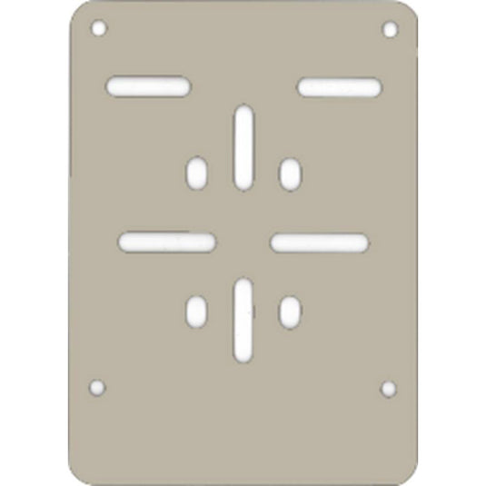 Kentekenplaat-houder 140x100 alu fiets grijs