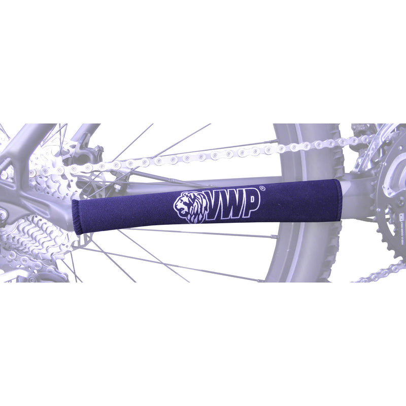 Load image into Gallery viewer, Vwp achtervorkbeschermer neopreen zwart met print
