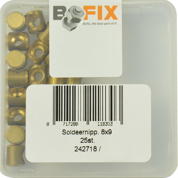 Bofix 242718 Soldering nipple 8x9 p/25