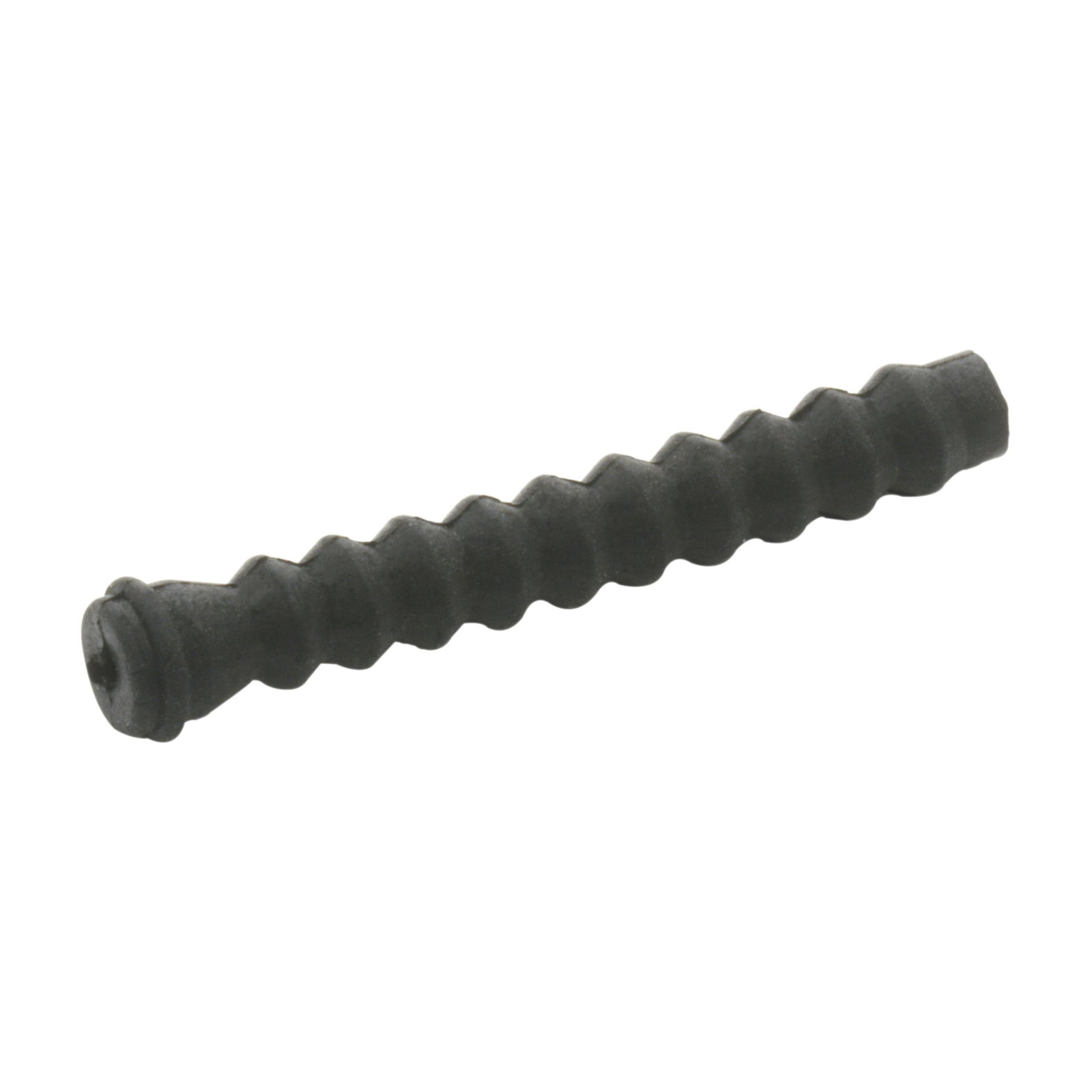 Elvedes cable cap tip + rubber bellows PVC black (25x) ELV2018038