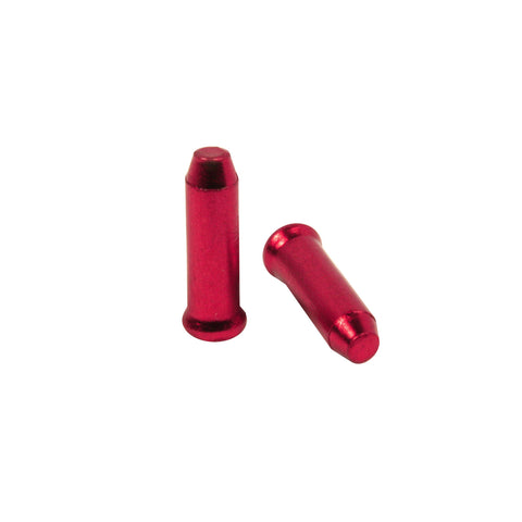 Elvedes anti-fray caps 2.3mm red (500x) alum. ELV20122015
