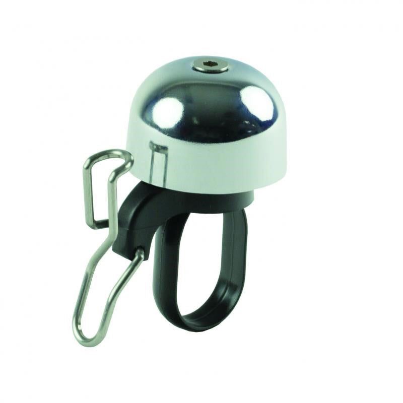 Load image into Gallery viewer, Widek bel paperclip mini koper brass chroom op kaart 4471
