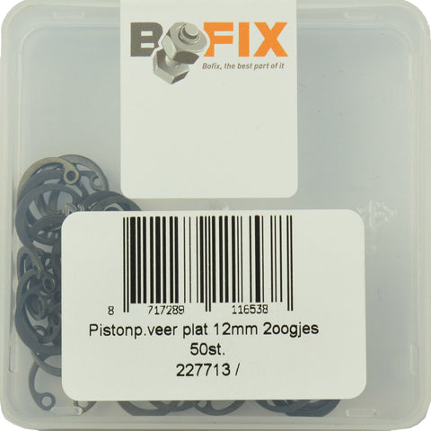 Box piston pin spring flat 12mm2