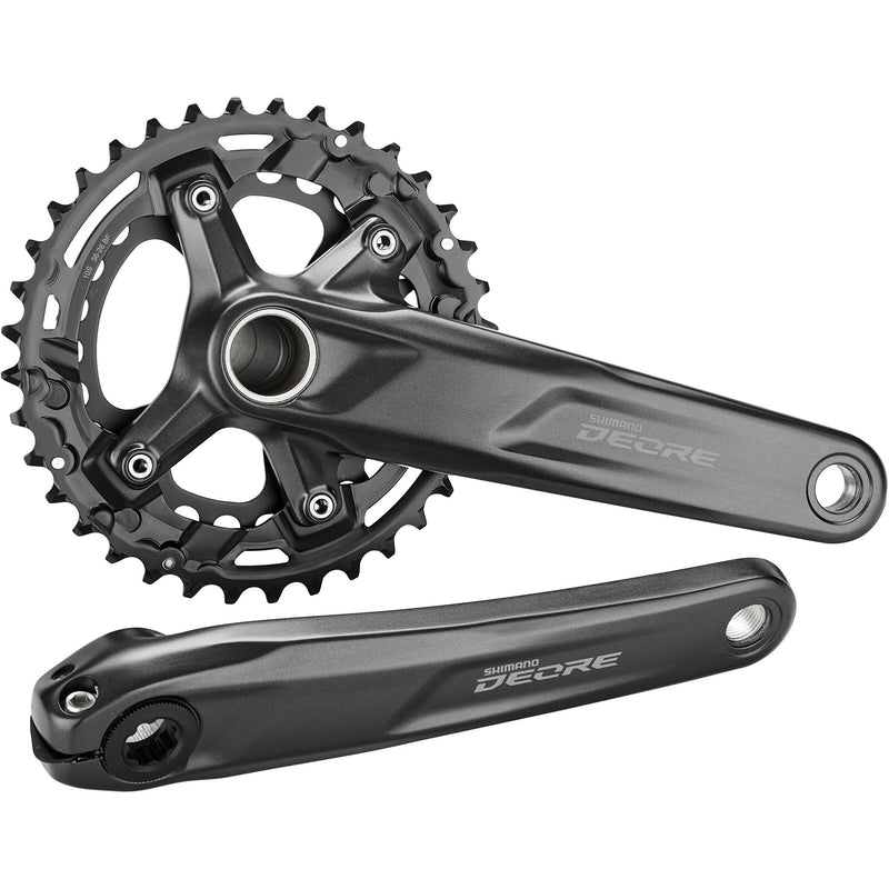 Afbeelding laden in galerijviewer, Shimano Crankstel Deore 10v zwart 36T-26T FCM4100-2 175mm OEM
