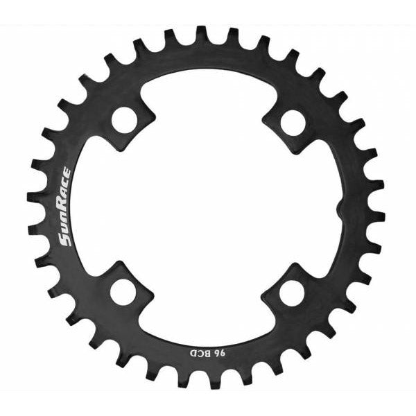 SunRace chainring 30T Steel black, BCD 96