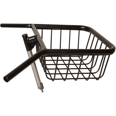 steco handlebar basket city - handlebar &amp; basket in 1 for handlebars 22.2mm