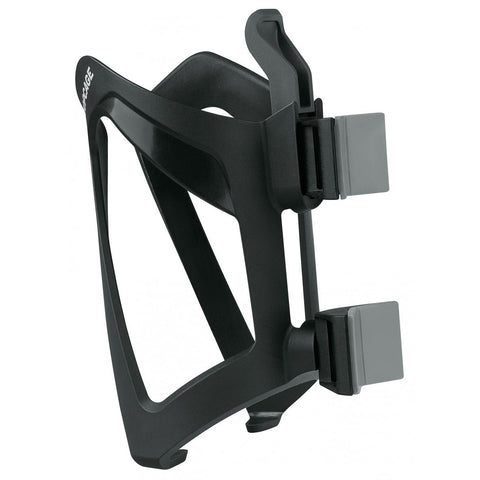 SKS Bottle Cage and SKS Bottle Mount "Anywhere" with topcage, black