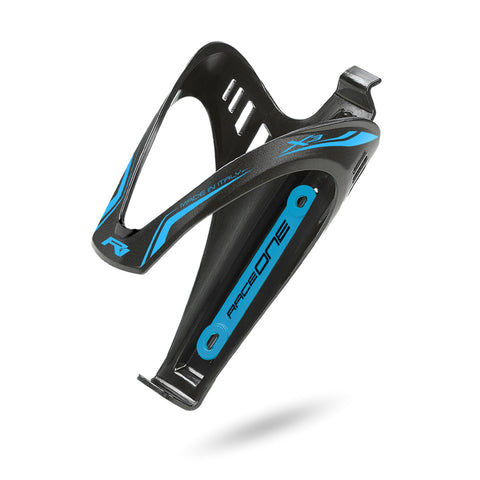 bottle cage Race One X3 matt black/sky blue