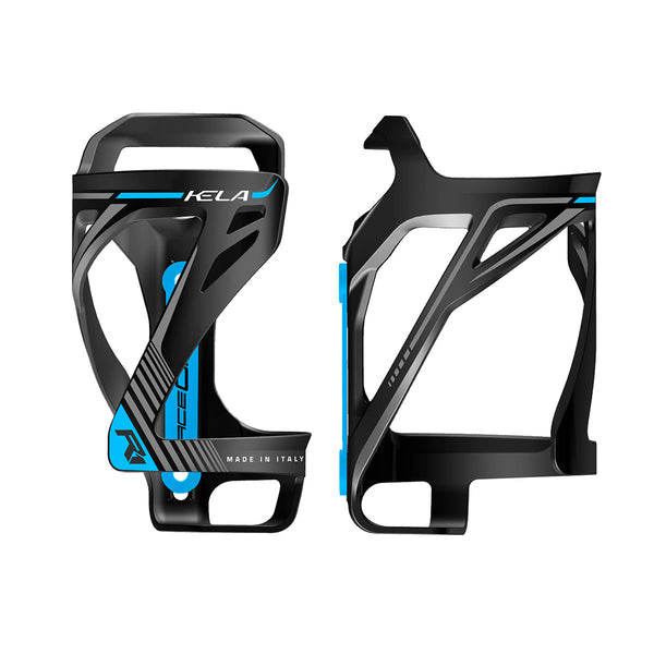 bottle cage Race One Kela black/sky blue